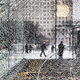 Illustration for article titled Snowblower turns Fifth Avenue Apple Store glass into beautiful painting